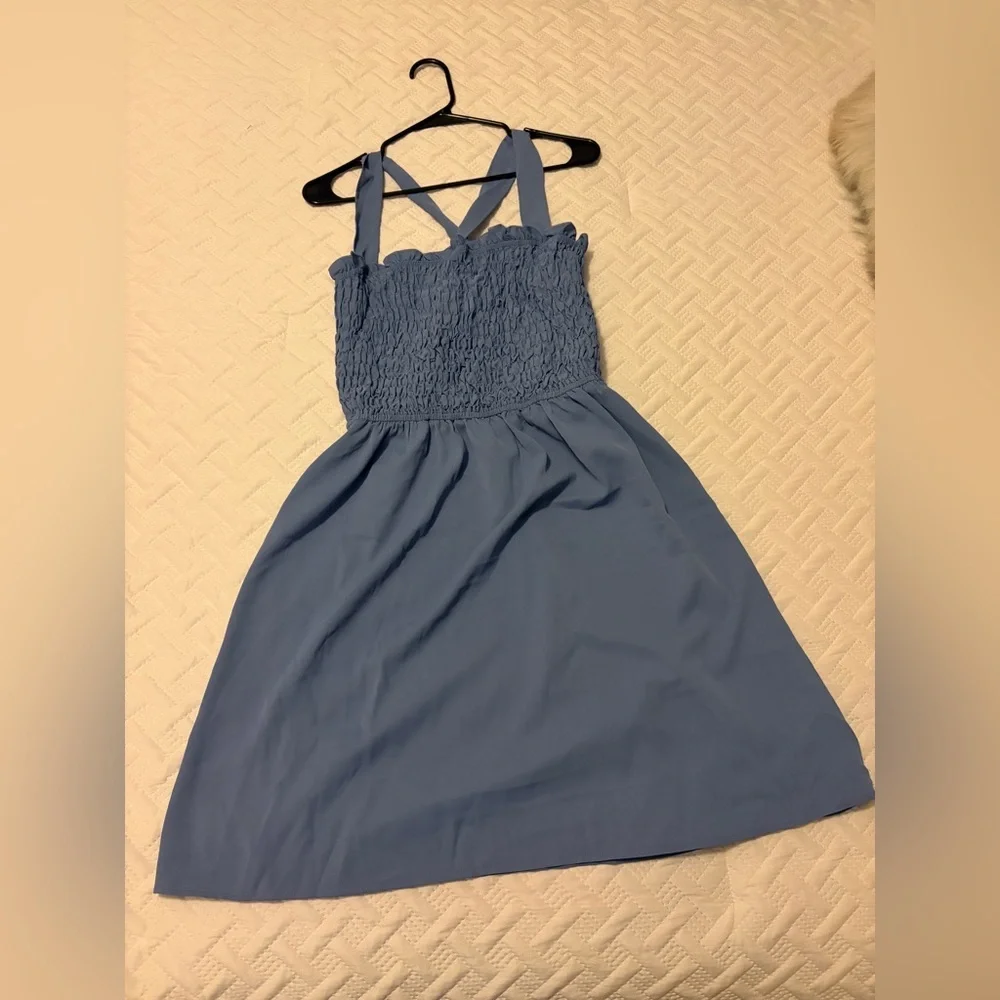 NWT Cupshe Light Blue XL Casual Sundress - Picture 1 of 4